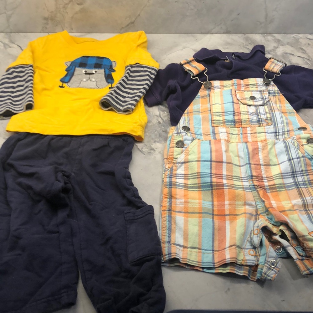 SOLD- Boys 16 piece summer to fall bundle 12M - Picture 3 of 9